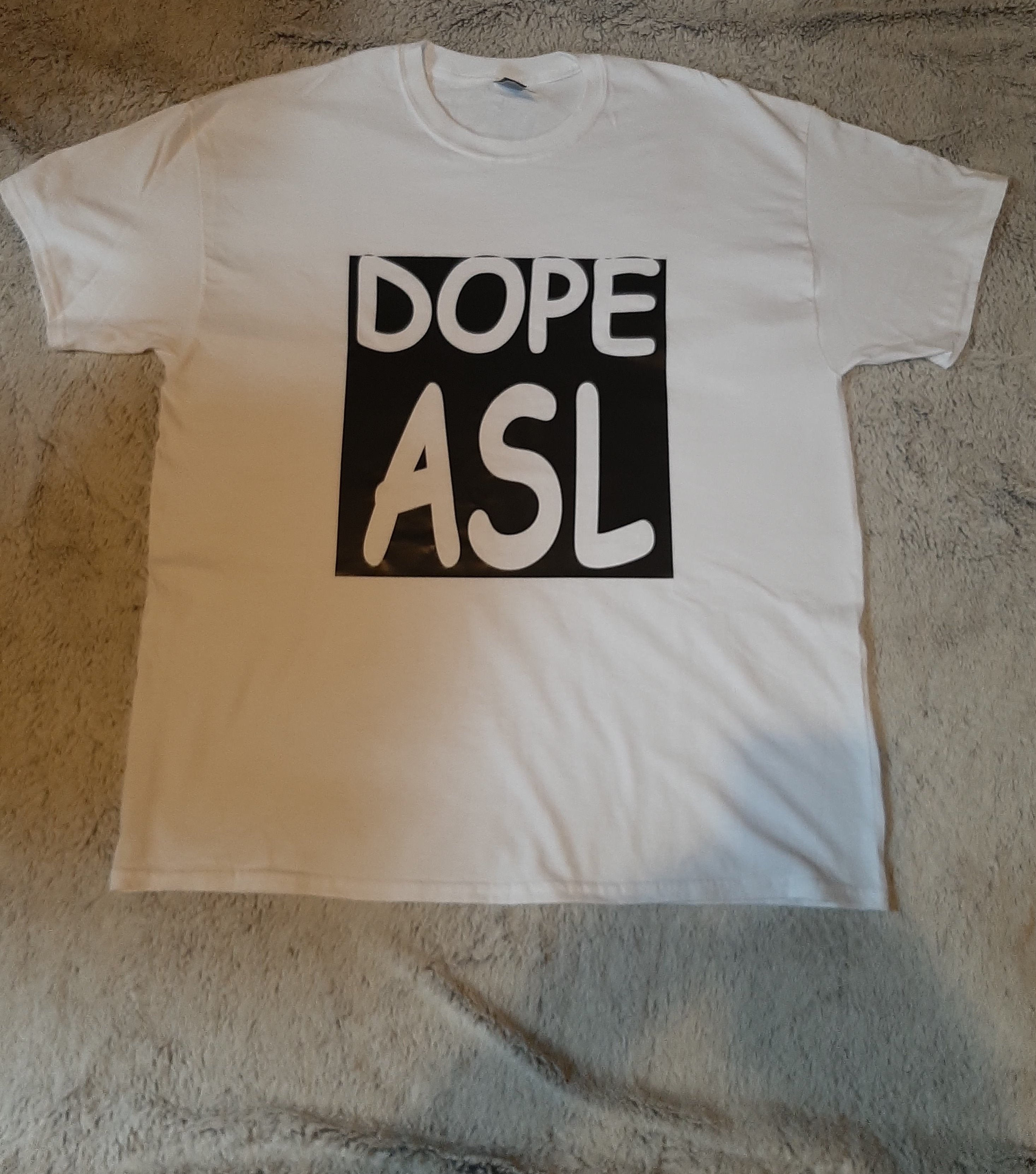 "Dope ASL" Print t-shirt