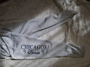 "Chicago's Finest" Printed logo Joggers