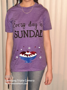 "Sundae" Limited Edition Printed t-shirt