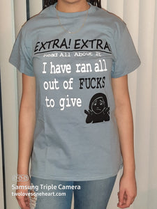 "Extra Extra" Printed t-shirt