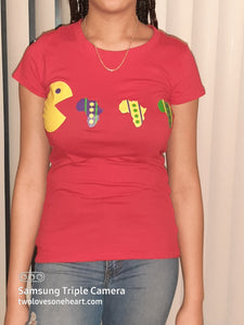 Pac "2 Loves 1 Heart" man. Limited Edition Ladies logo t-shirt