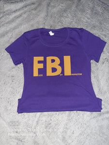 "FBI" Ladies Tee